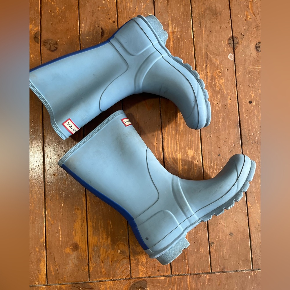 Hunter Blue Rain Boots - Picture 10 of 10